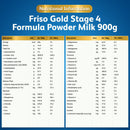 Friso Gold Stage 4 Growing Up Milk 2'-FL 900g for Toddler 3+ years - NG