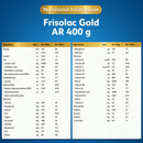 Frisolac Gold AR 400g - Specialty Infant Baby Milk Formula for Newborn 0-12 months