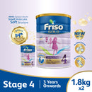 Friso Gold 4 Growing Up Milk with 2'-FL 1.8kg for Toddler 3+ years Milk Powder (Bundle of 2) - NG