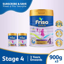 Friso Gold 4 Growing Up Milk with 2-FL 900g for Toddler 1+ years Milk Powder (Subscription Bundle of 3) - NG