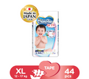 4 Packs MamyPoko Air Fit Tape Diapers Size XL (worth $104)