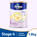Friso Gold Stage 4 Growing-up Formula 1.8kg - From 3-6 years (Bundle of 2)