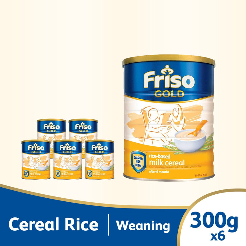 Friso Gold Rice Cereal 300g (Bundle of 6)