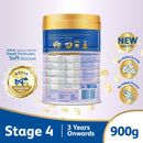 Friso Gold 4 Growing Up Milk with 2'-FL 900g for Toddler 3+ years Milk Powder  (Bundle of 3) - Staff Sale  - Expires 5th December 2022